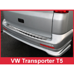 Nerez kryt- ochrana prahu zadního nárazníku Volkswagen Transporter T5 2003-15