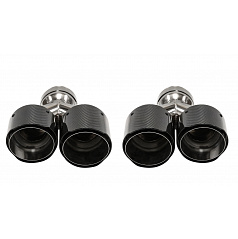 Koncovka Tlumiče 101mmx2 vstup 76mm Carbon Gloss Sada