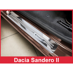 Nerez ochranné lišty prahu dveří 2ks Dacia Sandero II 2012-16
