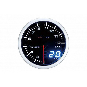 Hodiny Depo Dual 60mm - Teplota výfukových plynů Hodiny Depo Dual 60mm - Teplota výfukových plynů