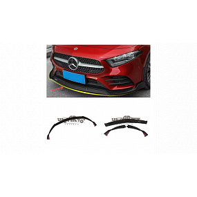 Přední spoiler Mercedes-Benz A W177 Nárazník Přední Lesklá Černá Přední spoiler Mercedes-Benz A W177 Nárazník Přední Lesklá Černá
