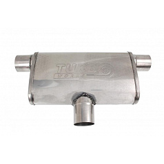 Střední zadní tlumič 76mm TurboWorks LT 304SS 355mm