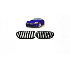 Gril BMW Z4 E85 E86 jednotlivé žebro Matná černá