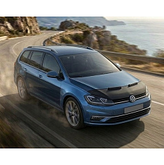 Převlek přední části kapoty černý VW Golf 7 2013-19