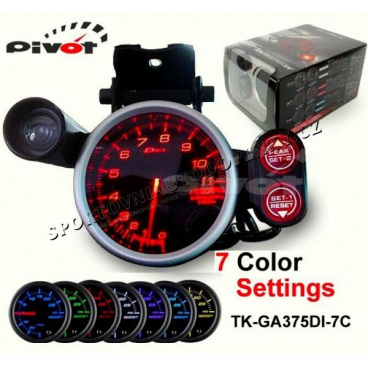 PIVOT - DEPO RACER 80 mm digitální nastavitelný otáčkoměr 0-11000 RPM