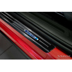 Nerez černé special ochranné lišty prahu dveří 4ks Volkswagen Tiguan 2 2015+