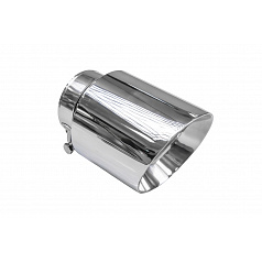 Koncovka tlumiče 101mm vstup 76mm Leštěná