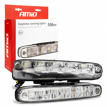 Světla pro denní svícení šikmé 2x5W velkých led, šířka/výška 160X25 mm Světla pro denní svícení šikmé 2x5W velkých led, šířka/výška 160X25 mm
