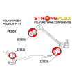 VW Polo do 2001 StrongFlex sestava silentbloků jen pro přední nápravu 6 ks
