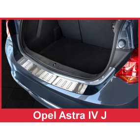 Nerez kryt- ochrana prahu zadního nárazníku Opel Astra IV J 2008+