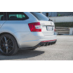 Boční difuzory pod zadní nárazník ver.2 pro Škoda Octavia RS Mk3, Maxton Design (Carbon-Look)