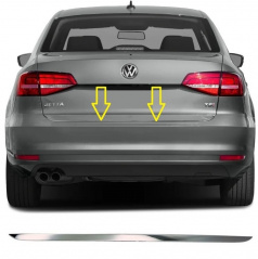 Nerez spodní lišta kufru VW Jetta 2014-19