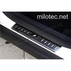 Ochranné kryty prahů s výstupky - nerez, Škoda Yeti 09/2009 –