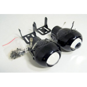 Přídavné mlhové světla čočky  70x55 mm