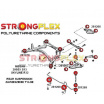 Nissan 200SX S13 1988-93 StrongFlex sestava silentbloků pro přední a zadní nápravu 33 ks