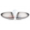 VW Scirocco - nerez kryty zrcátek styl R-LINE broušený nerez OMTEC