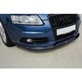 Splitter Przedni Audi A6 S-Line C6   - Gloss Black
