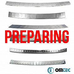 Nerez leštěný kryt horní hrany zadního nárazníku VW T-CROSS 2019-23