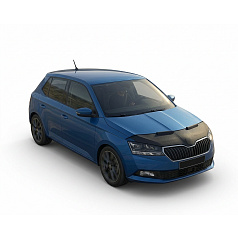 Převlek přední části kapoty černý Škoda Fabia 2015-21