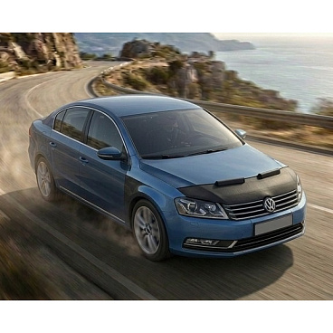 Převlek přední části kapoty černý VW Passat B7 2010-15 Převlek přední části kapoty černý VW Passat B7 2010-15