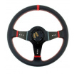 Sportovní volant WRC black/red 350 mm