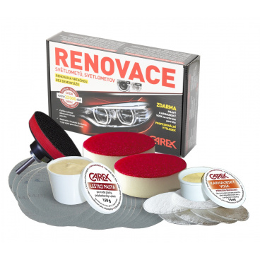 CAREX - sada na RENOVACI plastových světlometů (VELKÁ) CAREX - sada na RENOVACI plastových světlometů (VELKÁ)