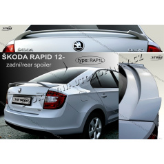 Škoda Rapid 2012- zadní spoiler (EU homologace)