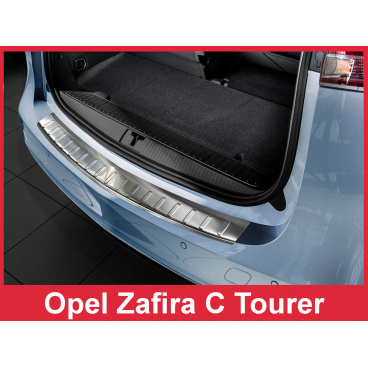 Nerez kryt- ochrana prahu zadního nárazníku Opel Zafira C Tourer 2012-16
