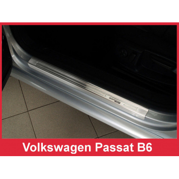 Nerez ochranné lišty prahu dveří 4ks Speciální edice Volkswagen Passat B6 2005-10