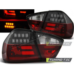 BMW E90 03.2005-08.2008 zadní LED lampy red white black BAR