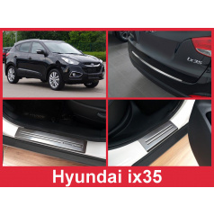 Nerez kryt- sestava-ochrana prahu zadního nárazníku+ochranné lišty prahu dveří Hyundai IX35 2010-16