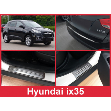 Nerez kryt- sestava-ochrana prahu zadního nárazníku+ochranné lišty prahu dveří Hyundai IX35 2010-16