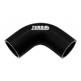 Kolanko 90st TurboWorks Black 63mm