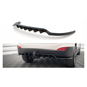 Splitter Hyundai ix35 I Tył Środkowy z Dyfuzorem Gloss Black