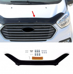 Deflektor přední kapoty  Ford Tranzit, Tourneo Custom  2018-23