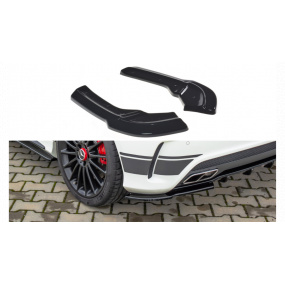 Splitter Mercedes-Benz A45 AMG W176 Tył Boczne Gloss Black