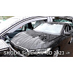 Větrné clony, ofuky oken Škoda Superb IV 2024+ Liftback přední + zadní