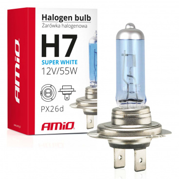 Halogenová žárovka H7 12V 55W Vertex Super White Halogenová žárovka H7 12V 55W Vertex Super White