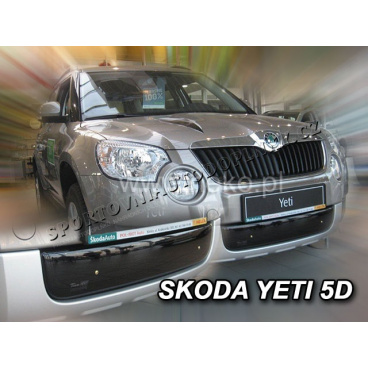 Zimní clona - kryt chladiče Škoda Yeti 5 dveř. 2009 + (spodní)
