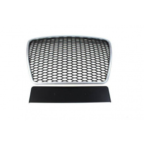 Gril Audi A6 C6 Facelift RS-Styl Matná Stříbrno-Černá