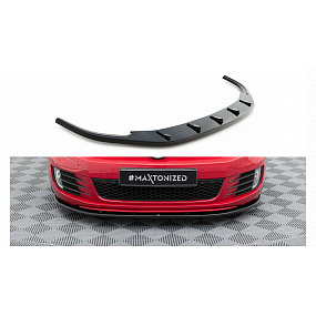 Splitter Volkswagen Golf VI GTI przód v.2 Gloss Black Splitter Volkswagen Golf VI GTI przód v.2 Gloss Black