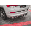 Vložka zadního nárazníku pro Škoda Kodiaq Sportline, Maxton Design (plast ABS bez povrchové úpravy)