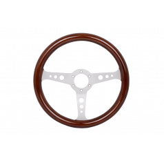 Volant 350mm Dřevo Stříbrný