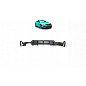 Difuzor BMW 4 F32 F33 F36 Zadní Carbon Look