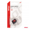 Kolébkový spínač s červeným podsvícením 6A 250V AMIO-04439