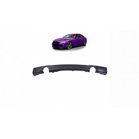 Difuzor BMW 3 F30 F31 Zadní Matná Černá Difuzor BMW 3 F30 F31 Zadní Matná Černá
