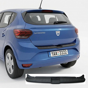 Plastový kryt horní hrany zadního nárazníku Dacia Sandero HB 5D DJF 2020+ Plastový kryt horní hrany zadního nárazníku Dacia Sandero HB 5D DJF 2020+