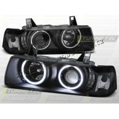 BMW E36 90-99 ANGEL EYES BLACK (LPBM70) - coupe / cabrio