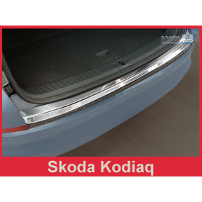 Nerez kryt- ochrana prahu zadního nárazníku Škoda Kodiaq 2016+