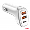Autonabíječka 2x USB-A + USB-C 38W